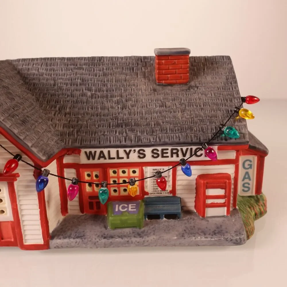 Hawthorne Village Welcome to Mayberry Lighted Wally's Filling Station with Light